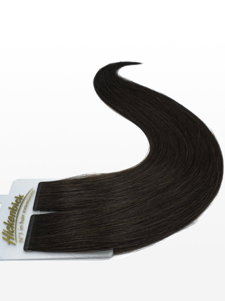 Slim Tape Extensions - luxury European / Russian Hair - 50cm 1B variant detail image - 5a7a43eb2cc2d8e5a054be12e0febcf7523ffc57780b693adc83de3bc921078a