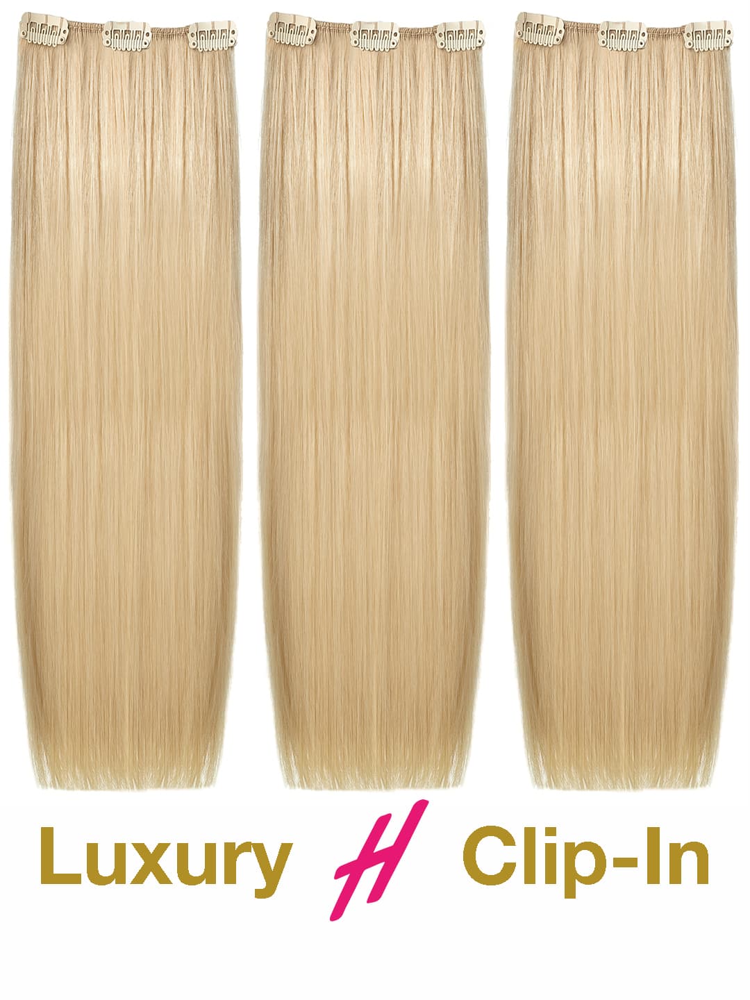 Clip in Extensions - luxury Qualität - Medium Volume 3-teilig 70g M14/1001 variant detail image - c73b367f74be7e70c53f96eb6d659a3e28785bf386e57618d1524cb7df8d9e8e