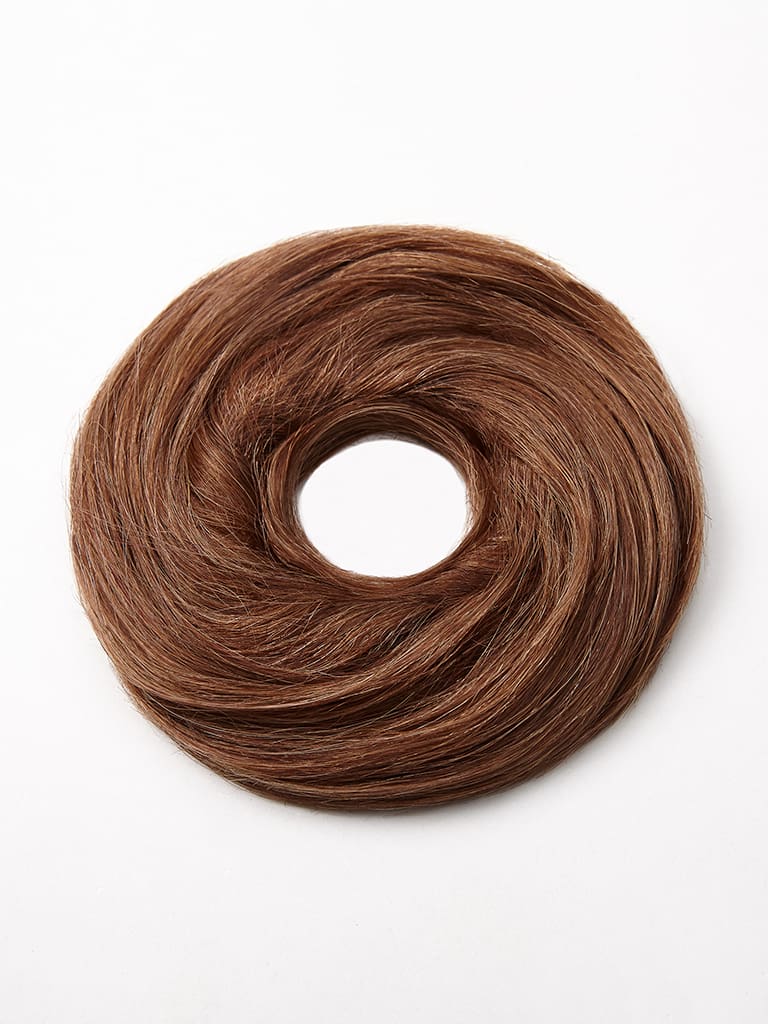 Hair Scrunchie - Echthaar Haargummi 12 dunkelgoldblond variant detail image - 7646059b69fbf0c60a092462f0f77f8a41d7a18f878b69a9f83561aea370c850