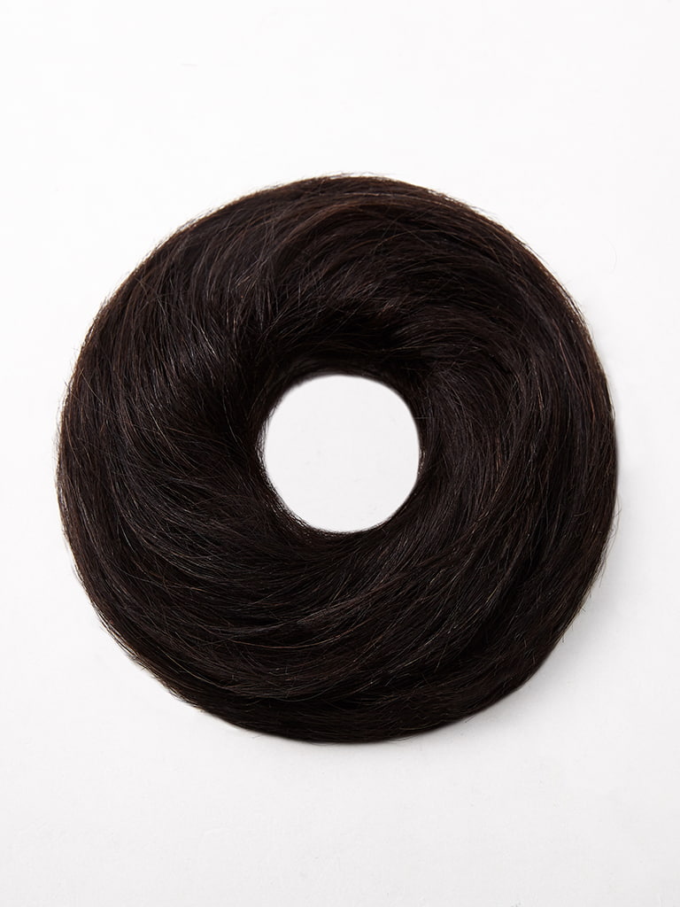 Hair Scrunchie - Echthaar Haargummi 2 dunkelbraun variant detail image - addf0a7f35bddd761828994c90a4195e7af257841ec6df969b4d2bd70b098220