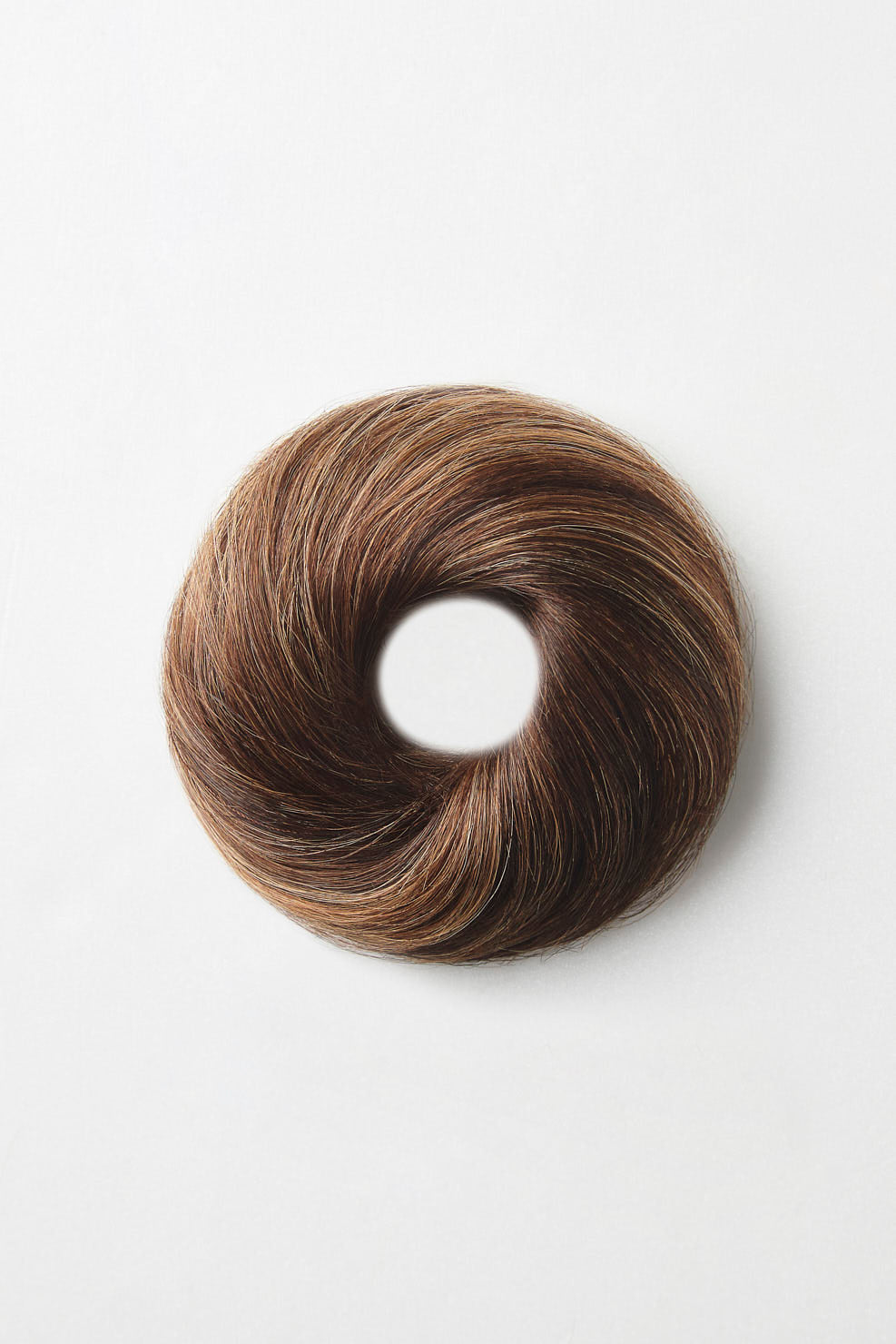 Hair Scrunchie - Echthaar Haargummi B6/27 balayage schokobraun & mittelgoldblond variant detail image - 4354c2396a6e699a375cd7fe29ad63f476a8da405bfd55541258fa69e473fa65