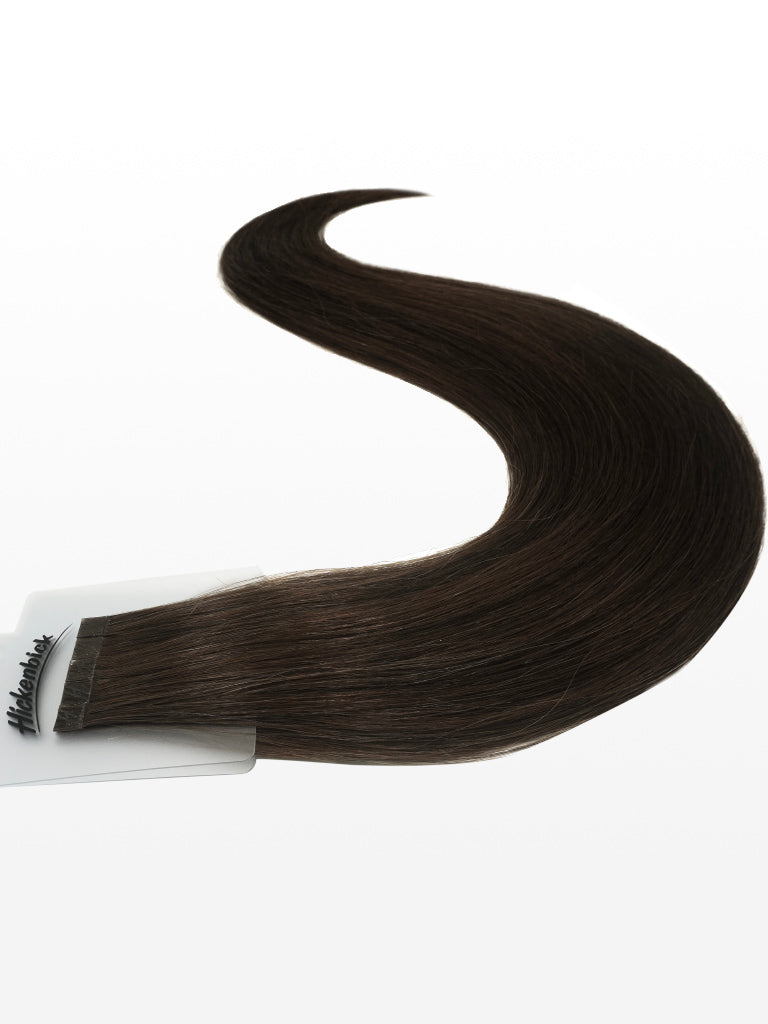 20 Keratin Bonding Extensions - luxury european / russian hair - 55-60cm - glatt 2 dunkelbraun variant detail image - 76c36466c3188560ee5eefcf5e0c9213f20a3cd48a20f7bf00b40107c6d1e8c9