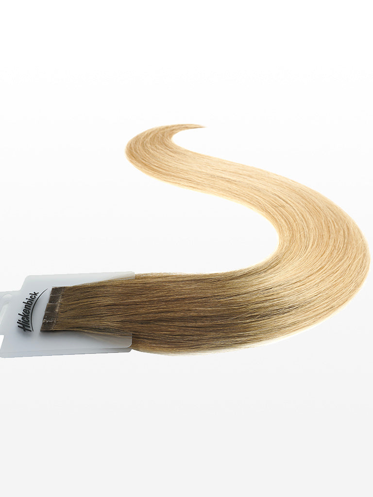 20 Keratin Bonding Extensions - luxury european / russian hair - 55-60cm - glatt T8/26 ombré dunkelblond & Honig Goldblond variant detail image - 9d7f7b3d865d132bbbd43ef93e1eee79b05f8529713ba0a46d2ea937e64a8682