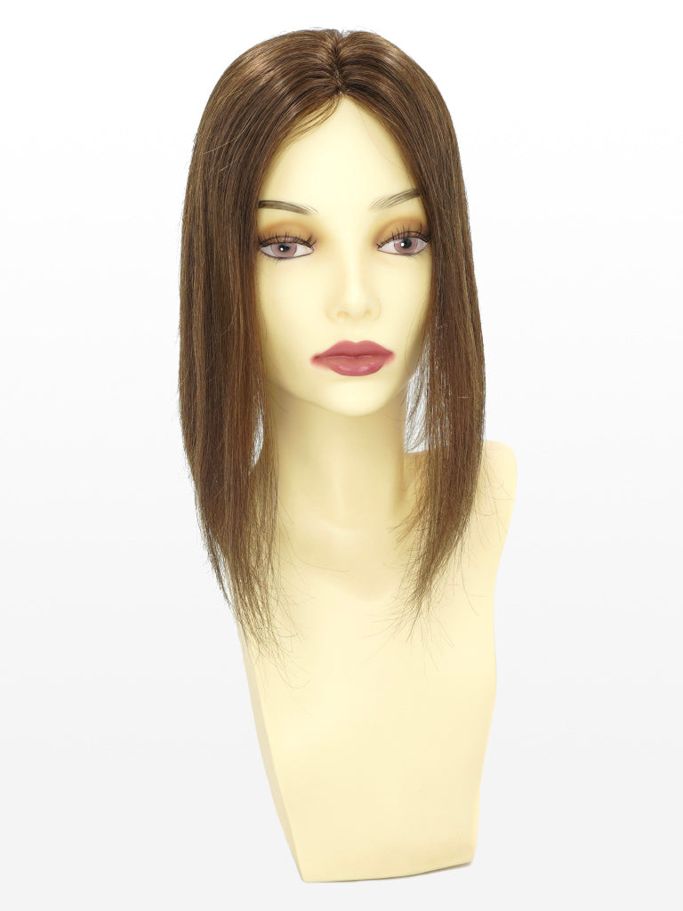 Top Piece - 100% Echthaar 8 dunkelblond variant detail image - 08b77d87010469a41840d734f117a80f18d0023f4741b6ed2e003d09942042eb