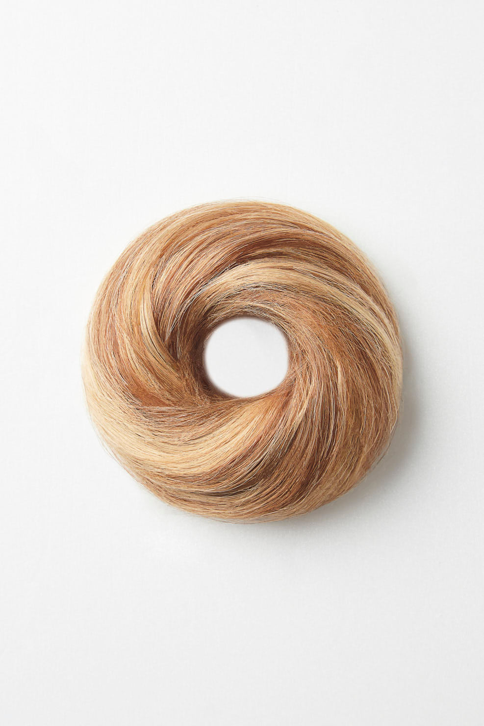 Hair Scrunchie - Echthaar Haargummi M12/26 gesträhnt dunkelgoldblond & Honig Goldblond variant detail image - 868c03be6de535a5af280164948438c751b2ac45b47f1ad5afd4ac8c41337165