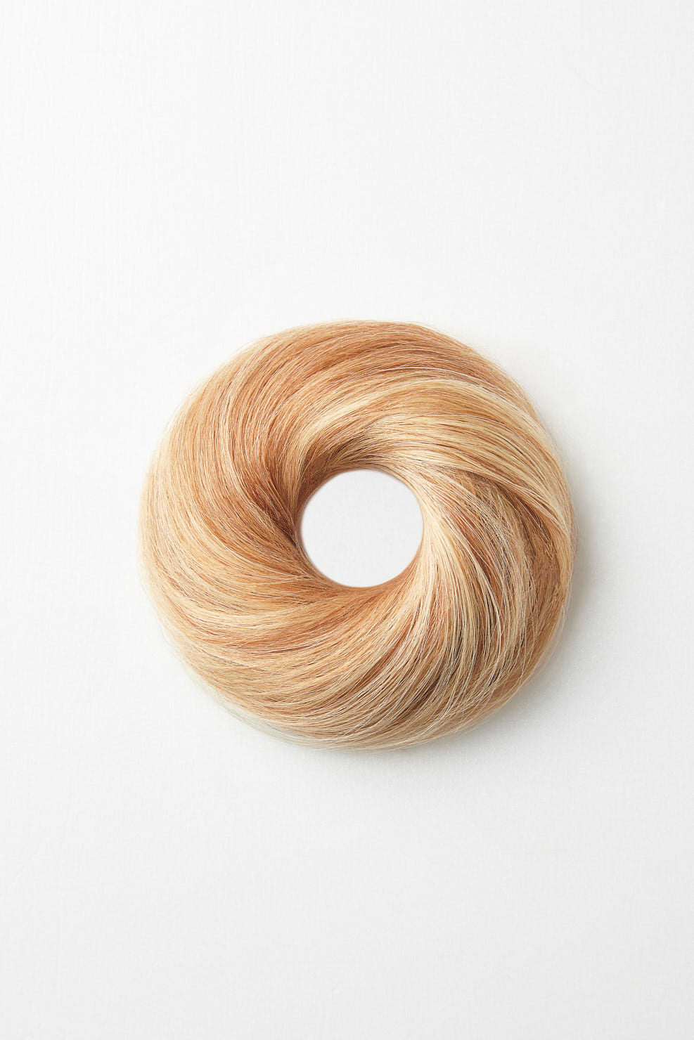 Hair Scrunchie - Echthaar Haargummi M20/27 gesträhnt äussersthellblond & mittelgoldblond variant detail image - c9984f7087b24a2362ee80cf885cddf2303c0c74d3c842f85863b6234bcf16cf