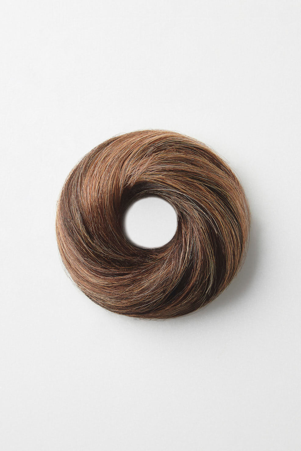 Hair Scrunchie - Echthaar Haargummi M2/17 gesträhnt dunkelbraun & mittelblond variant detail image - 3a55af33d4e592b703be9d3b3661694dcedd23c6c0eb7fe43b0a4fc6b7a45f78