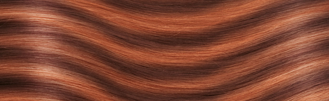 10 Keratin bonding Extensions - professional Qualität - 55-60cm - glatt M33/21 gesträhnt hellbraunmahagoni & blond orange variant detail image - 670bbfb1664eae6464a00018cd581f19dc7e354ba08e27b87d71c310de5e6560