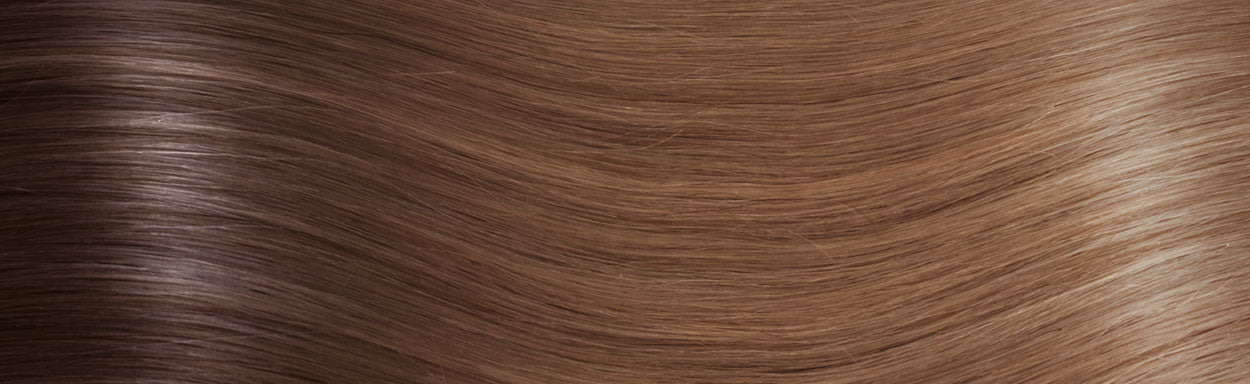 10 Keratin Bonding Extensions - professional Qualität - 55/60cm - rooted R6/27 rooted schokobraun & mittelgoldblond variant detail image - d54624d34b0156349d0b7eabd50a538bc05e1460b26ebe3df19d92f25ed5bc2f