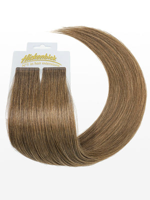 Cold Slim Tape Extensions - Professional Qualität - 45cm 10 dunkelblond asch variant detail image - c40e1d0eaac63fafc3cf13052fdba46ca057c8638a29f1eeab0a8476cef00836