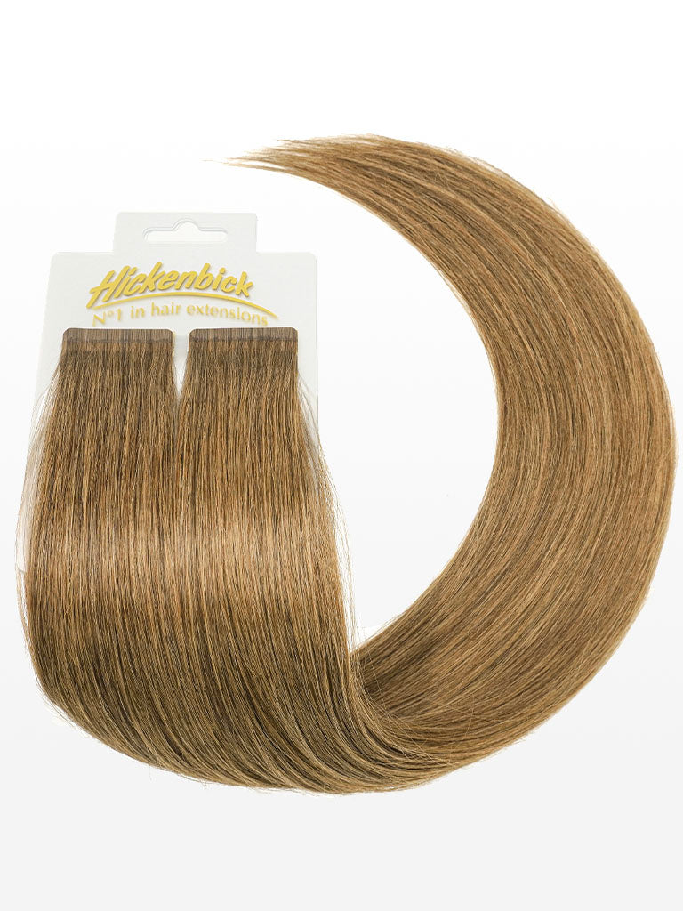 Cold Slim Tape Extensions - Professional Qualität - 45cm 12 dunkelgoldblond variant detail image - 2dbc4cde97bab37f2d4391fa294733cb1fdb0a1f7e8b20b0165d61b5436b3260