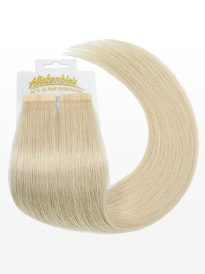 Cold Slim Tape Extensions - Professional Qualität - 45cm 60 hellblond beige asch variant detail image - c7daf3a9783bb560028afd31dd94cc471614fbfbe53fabd7c6add86f112833a1