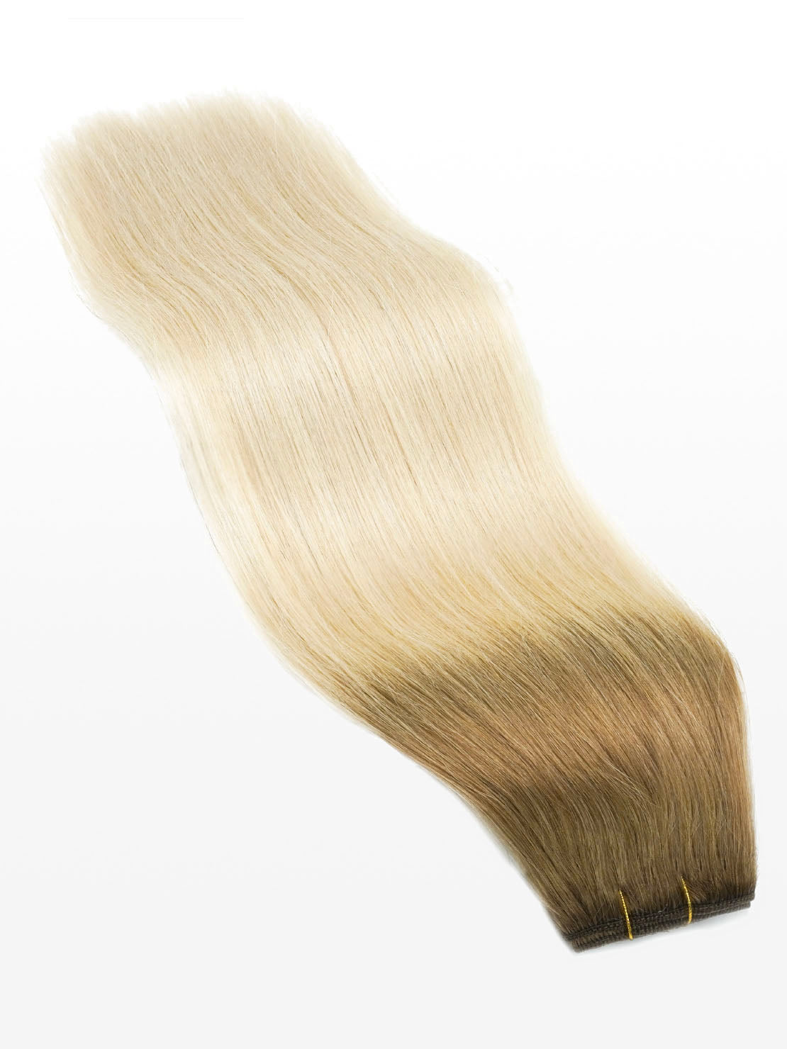 Weft Haartressen luxury - 100 Gramm - 40cm - professional Qualität T14/1001 ombré hellblond & platin blond variant detail image - 77b80b05b826f7cc5f53fe5681b22c69e7ff62e9822ebd2a0fe2117ab9d1a751