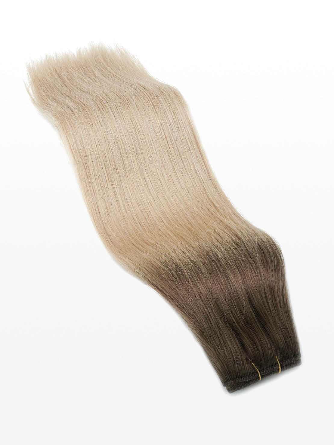 Weft Haartressen luxury - 100 Gramm - 40cm - professional Qualität T18/24 ombré mittelblond & superhellaschblond variant detail image - 2a872655fe1d81d0f6a2b85699431b41285b124353f8fcc0758ae09f4dcd118f