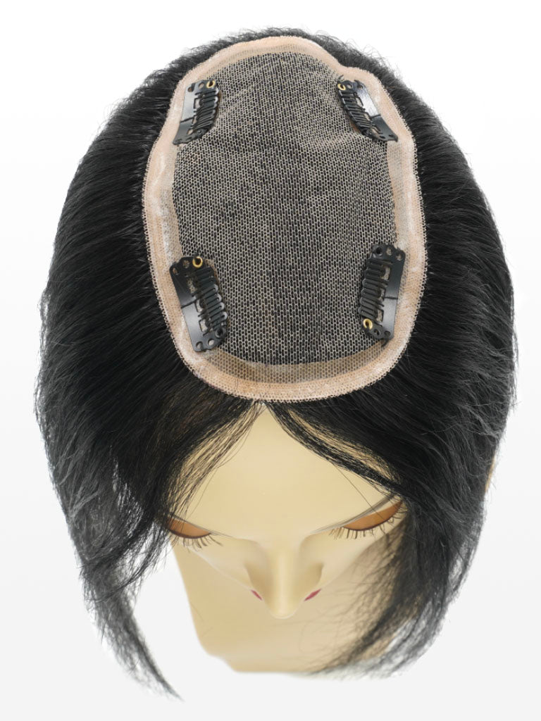 Top Piece - 100% Echthaar 1B variant detail image - a934a555ef5ad10e9455bc036b4ca0c2f056d5e9f707d3bf899f499b134a6cef