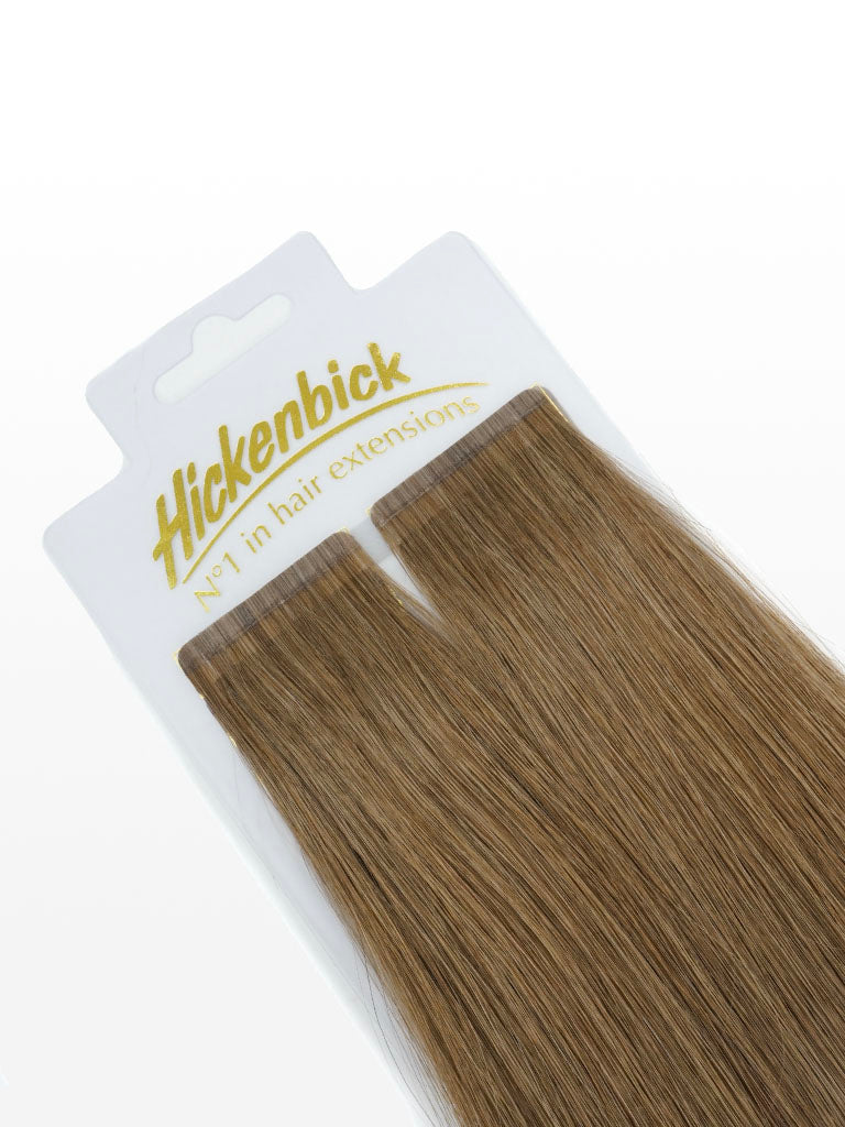 Slim Tape Extensions - luxury European / Russian Hair - 50cm 10 dunkelblond asch variant detail image - de5bb625735293ba94581b687661d1877c4a5ad7ab1f9b070dd1b1992e097e30
