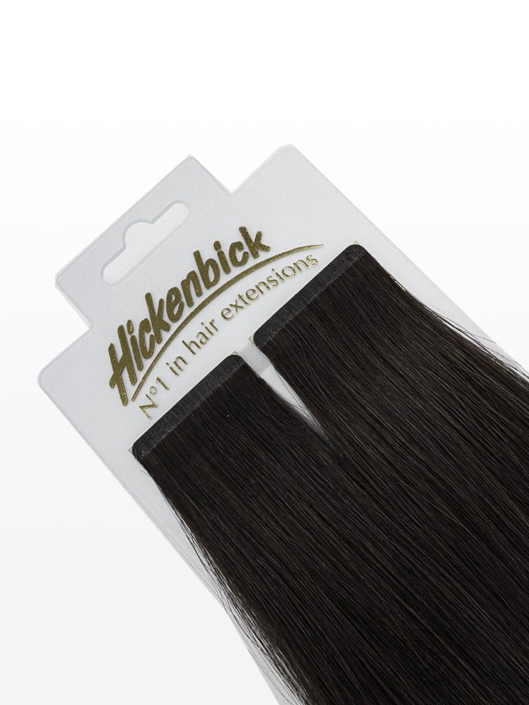 Slim Tape Extensions - luxury European / Russian Hair - 50cm 1B schwarz variant detail image - c8f25fec930c6f0fd3d73691f48cd8dbef410a85c41e99307025ff1fe99f0cee