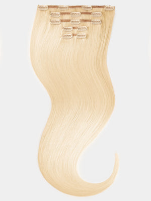 70cm XXL Clip in Extensions - luxury Qualität - 150 Gramm 5-teilig 1001 platin blond variant detail image - 3fdcda9403efbcf0891b2e55061eb11ae861c19f249dff0d7530eabc04a24de3