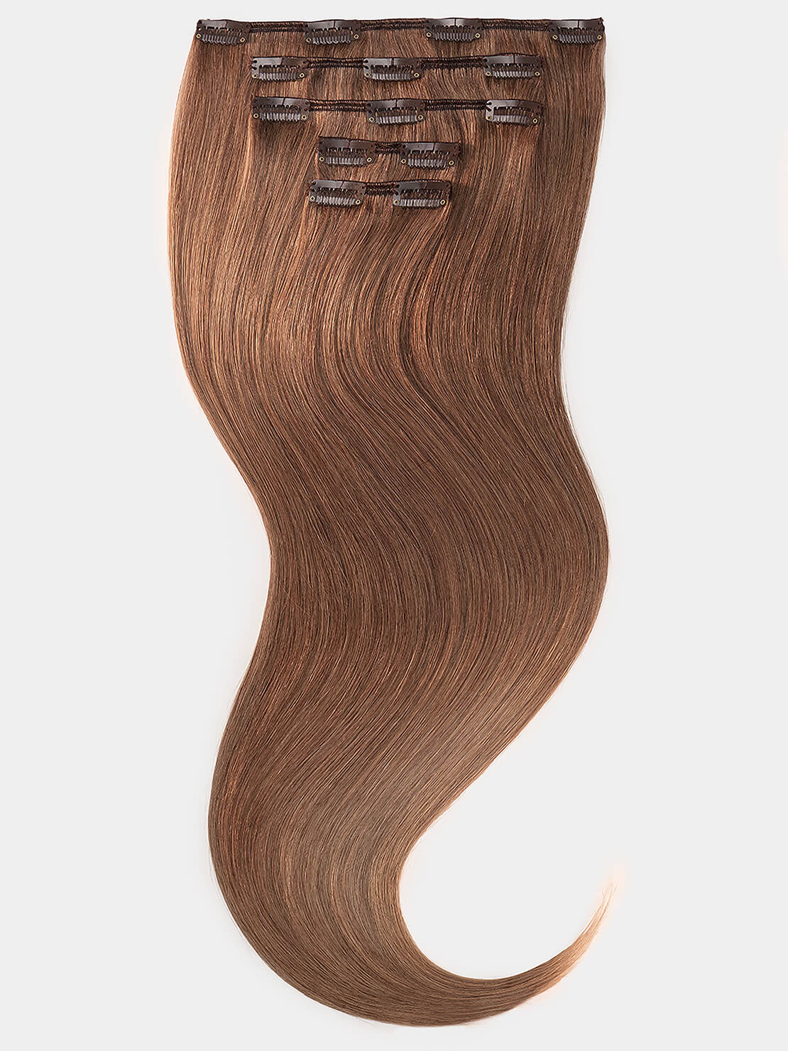 70cm XXL Clip in Extensions - luxury Qualität - 150 Gramm 5-teilig 12 dunkelgoldblond variant detail image - 7cc5661f8f46f73e34a3d6797436a250442e2ba99fc7f51f8b3398ee213ac066