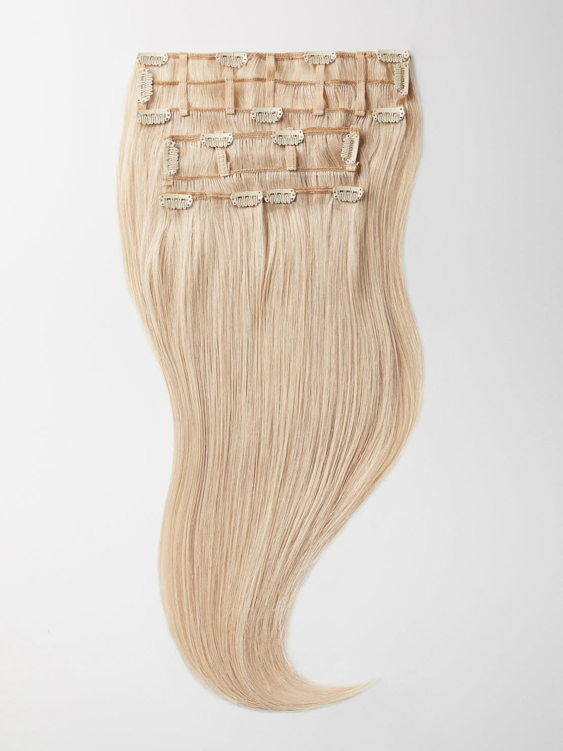 Clip in Extensions - luxury Qualität - easy volume 7-teilig - 125g 24 superhellaschblond variant detail image - 55cd99ca6ed4f588d2a2ac9057a65fe6b1d0f808abc09ccea49994a6ca4b18b9