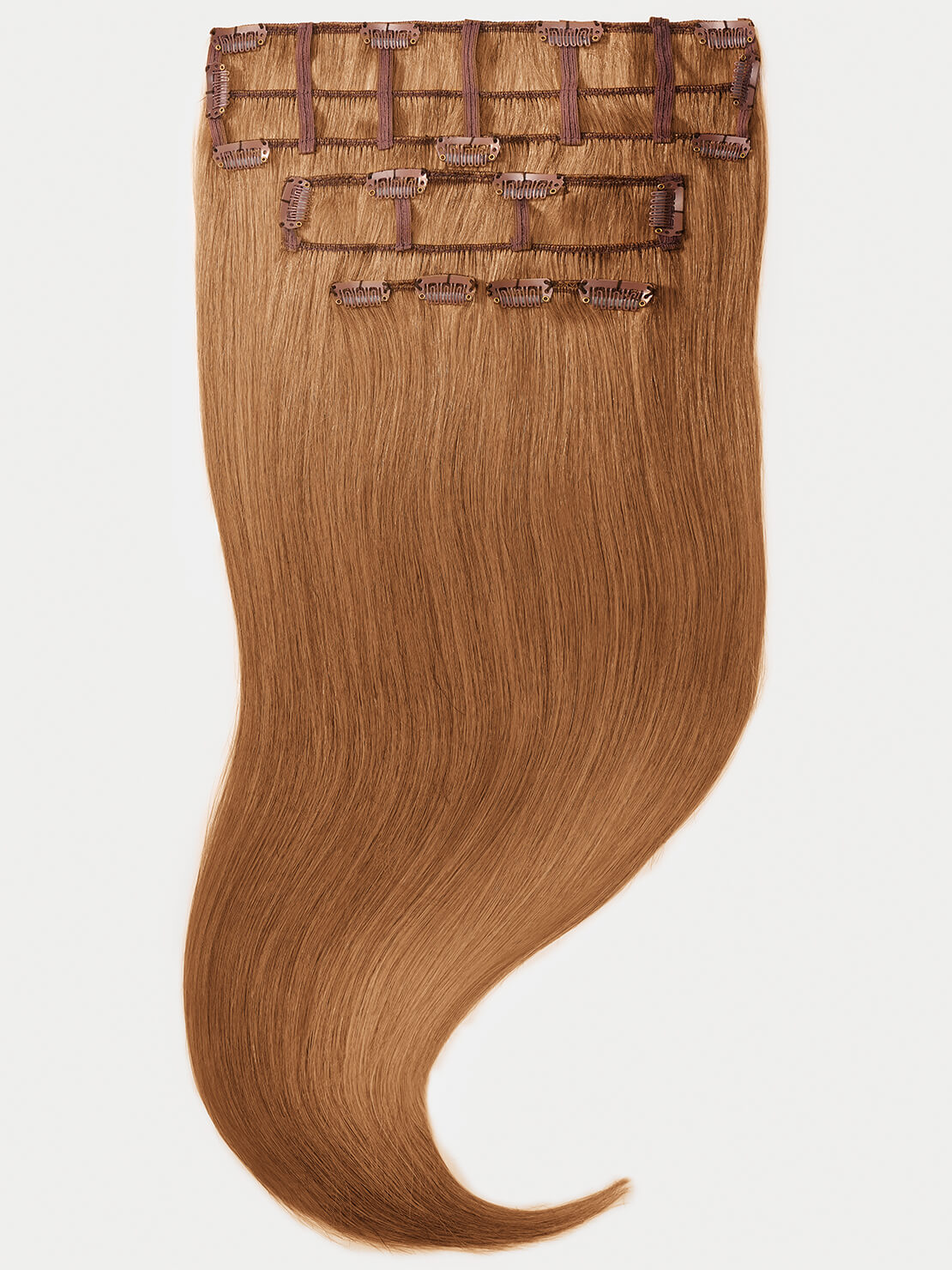 Clip in Extensions - luxury Qualität - easy volume 7-teilig - 125g 27 mittelgoldblond variant detail image - 36c5037bbc1e1d48b1a1d98ba3a134ee1027d7dc21fb5514ca900268ef20e08f