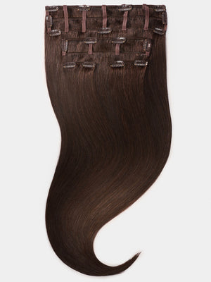 Clip in Extensions - luxury Qualität - easy volume 7-teilig - 125g 4 dunkles kastanienbraun variant detail image - c9f62ccdba310cf30e0a73d93ec67b92f007119f407710eecdbe5aaa47a337e2