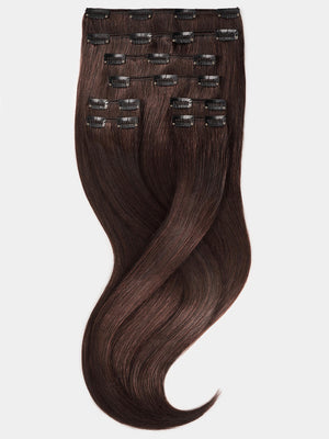 Clip in Extensions - luxury Qualität - Maximum Volume 8-teilig 4 dunkles kastanienbraun variant detail image - 2b80da5c44618379001118735c5578cf5cc6b99c138e37a379c7bb1f0dbc8d55