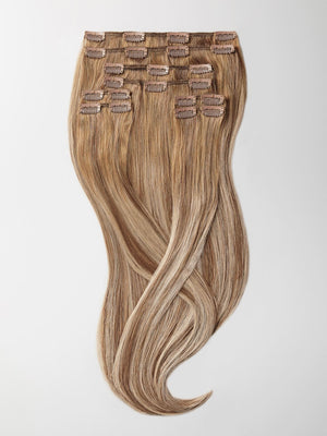Clip in Extensions - luxury Qualität - Maximum Volume 8-teilig B14/1001 balayage hellblond & platin blond variant detail image - 154c4489a0e8c940ffa88b6e603c59953462d00e9b87b5f528b8fe9fe212f249