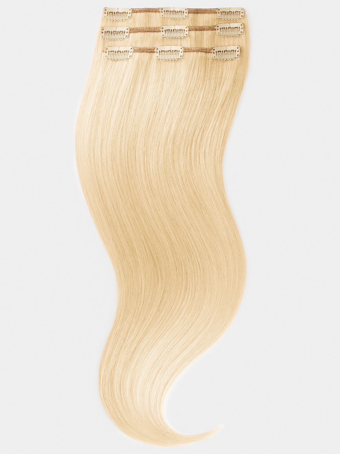 Clip in Extensions - luxury Qualität - Medium Volume 3-teilig 70g 1001 platin blond variant detail image - ec8e2966aa764d4021e5abebafbd11e63fbd34cac57f24d5dd92de5aeaea916c