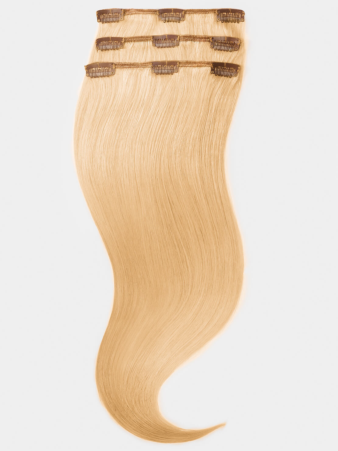 Clip in Extensions - luxury Qualität - Medium Volume 3-teilig 70g 140 goldhellblond variant detail image - 7c7e31d1f64c9e544066e0b9c98528dade3cd850c44a0b9e33c4f880ab3c8fb0