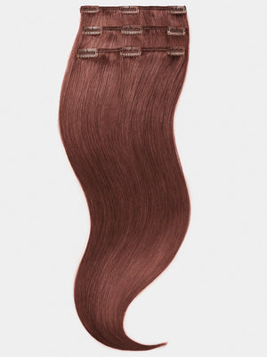 Clip in Extensions - luxury Qualität - Medium Volume 3-teilig 70g 33 hellbraunmahagoni variant detail image - 4f277591c22f31e586b5f9228e287d8cb9ec668a5d274183f7b42445b67c25b8