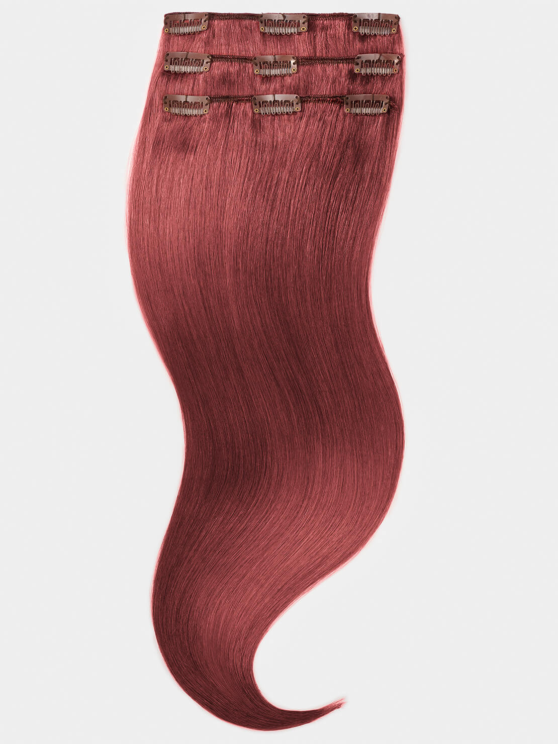 Clip in Extensions - luxury Qualität - Medium Volume 3-teilig 70g 35 intensivrot variant detail image - fd23d491f2d0940e4c092f198a75045608df1d0934724090332d76b4c596fd4f