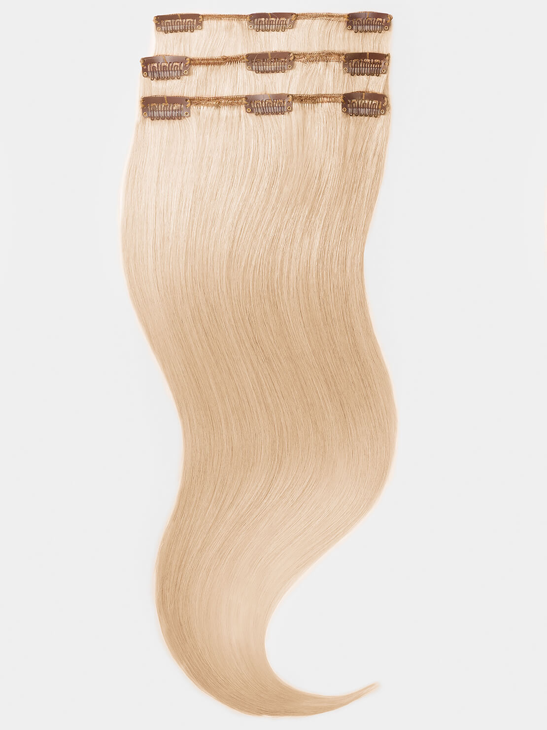 Clip in Extensions - luxury Qualität - Medium Volume 3-teilig 70g 516 extrahellblond asch variant detail image - e927ed9dc54b3d1be2e6e3c9408dbd20a5af11656a39b4584d040ba1d66368f5