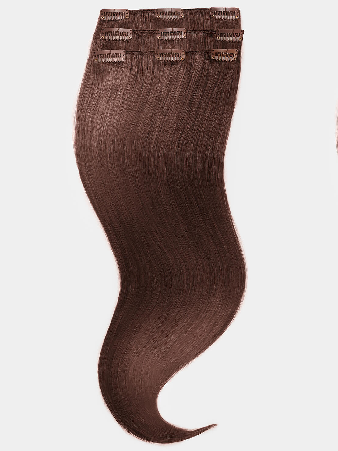 Clip in Extensions - luxury Qualität - Medium Volume 3-teilig 70g 6 schokobraun variant detail image - e8c6312faf1a3d62ea05bc5ded7a90392e1adc3a743ada83e40b819534466007
