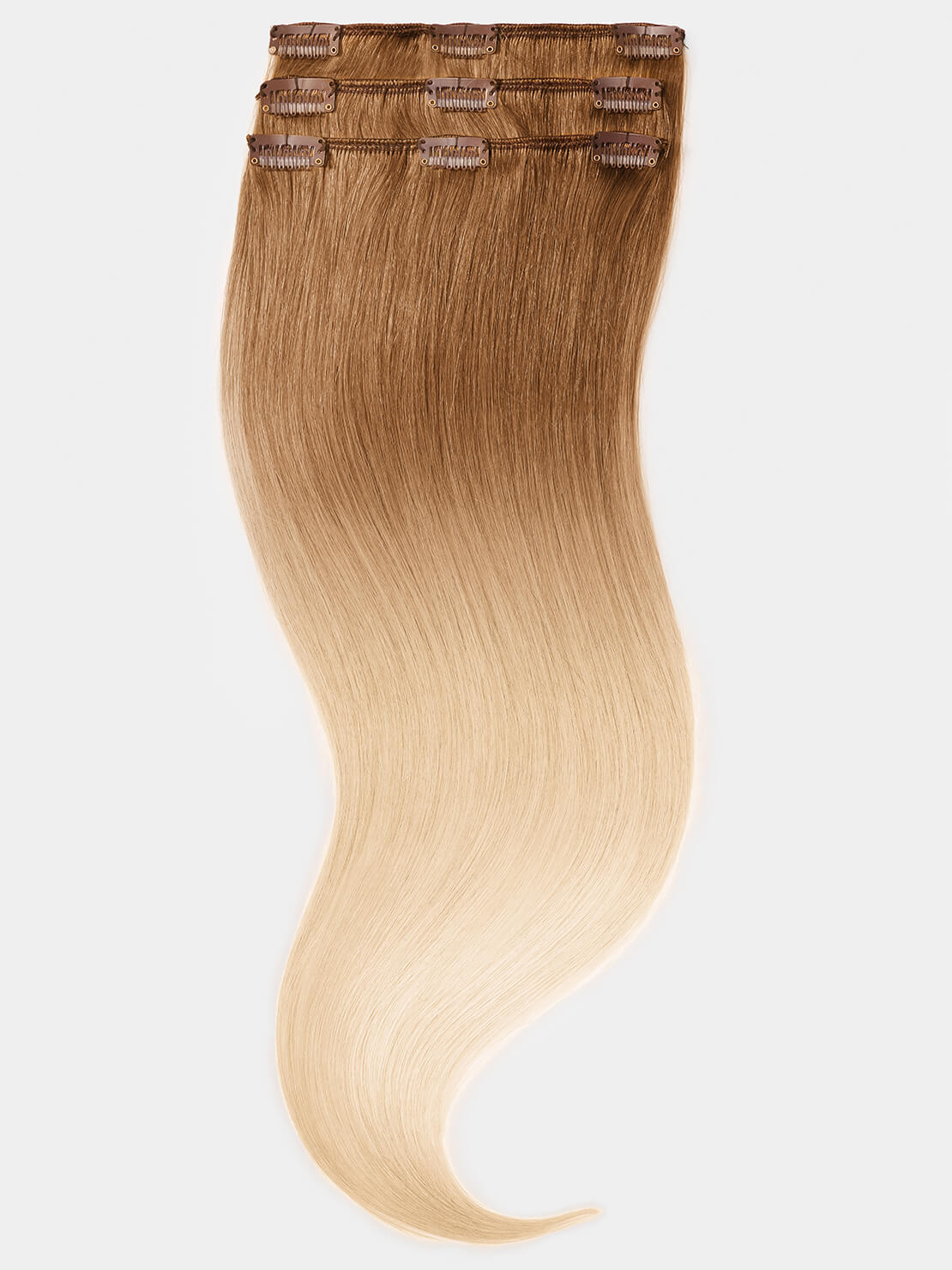 Ombré Clip in Extensions - luxury Qualität - 70 Gramm 3-teilig - 55cm T12/26 variant detail image - 7297abfca6a4650794ec06caf7acaee6c13a1978575d5080e10a035406a2b8af