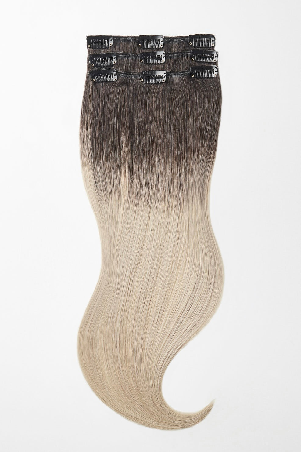 Ombré Clip in Extensions - luxury Qualität - 70 Gramm 3-teilig - 55cm T2/60 variant detail image - 4a3d32169bd88c34854b44b53e8b844fc9347aa32be5b95e3bb2eef0c4b0744d