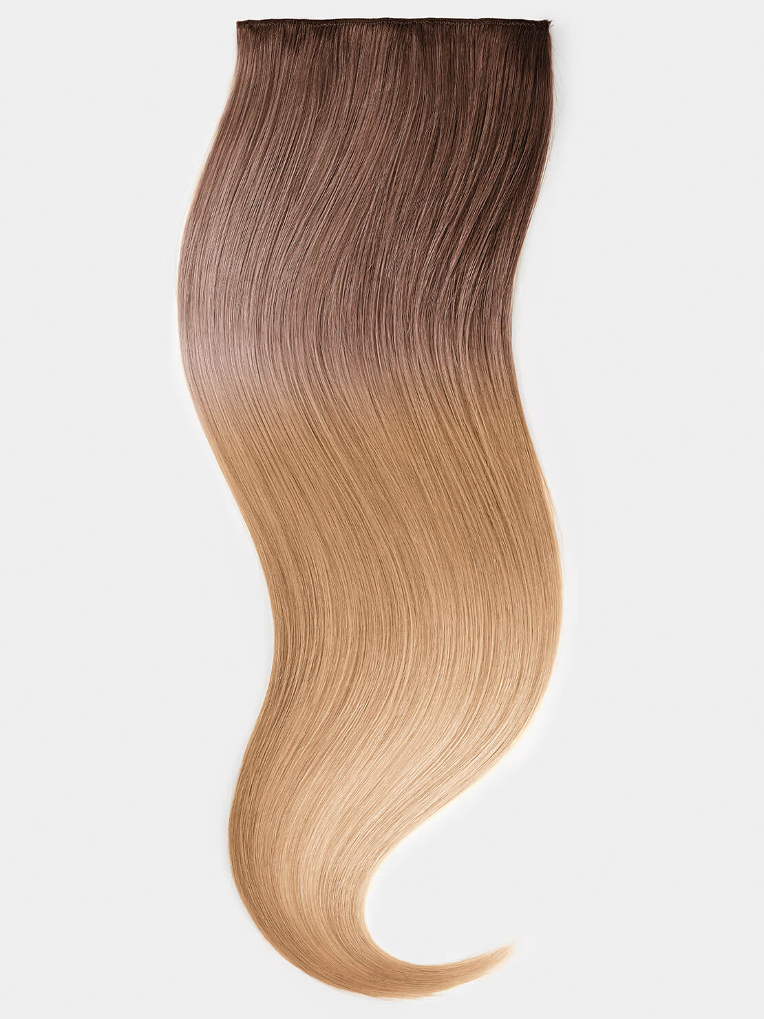 Ombré Clip in Extensions - luxury Qualität - 70 Gramm 3-teilig - 55cm T6/27 ombré schokobraun & mittelgoldblond variant detail image - 8d10eddd72d5fccbdcb2d534b24051c3149022482fe77c7e99d7286a245e847f