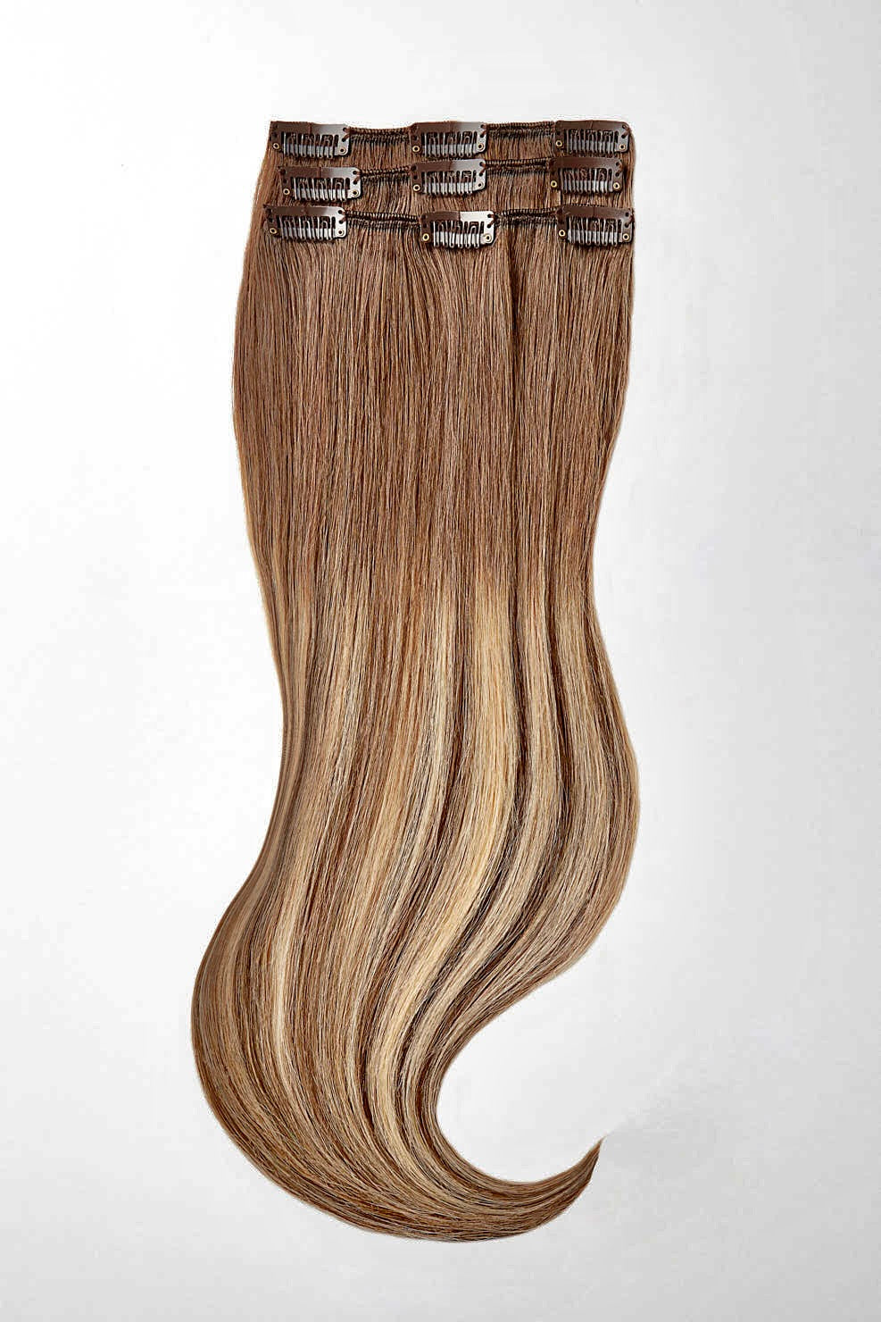 Clip in Extensions - luxury Qualität - Medium Volume 3-teilig 70g B8/26 variant detail image - 691f062872c8db37dccd3fa5dcf728864b629511c5e53d6e56ba2fdb79fed04c