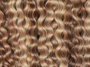 Clip in Extensions - luxury Qualität - 130 Gramm 5-teilig - 55cm - CURLY M18/24 variant detail image - 75d7284c3168623512e962a526b35774087c750bb9ef7a81733c9ac7ab76d2d9