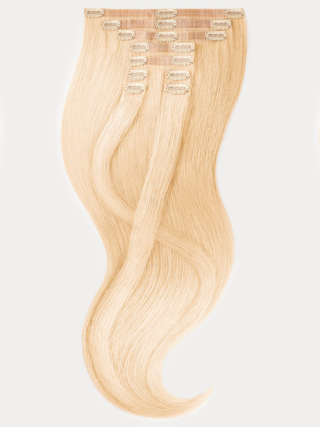 Clip in Extensions - luxury Qualität - Big Volume 9-teilig 140 goldhellblond variant detail image - 82c461751130091b677fd09a95b65c1edc56fdc63fd9256e00983d47eb8ecb57