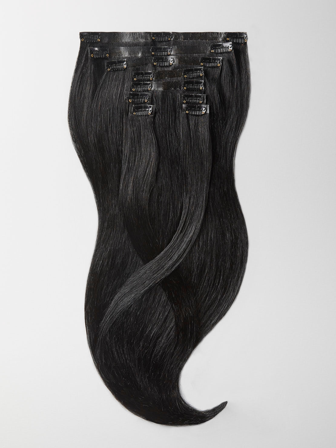 Clip in Extensions - luxury Qualität - Big Volume 9-teilig 1B schwarz variant detail image - 06a567232680ee3aeb6c0b72a128e1348a18bd9f2f37e1a97669195a7b0e0a48