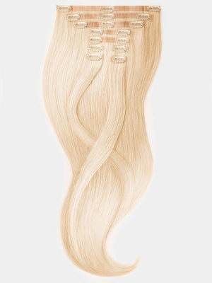Clip in Extensions - luxury Qualität - Big Volume 9-teilig 20 äussersthellblond variant detail image - f4349f55cb7be8407e27929d7f9113f69da26220f5629169a5ac6c40a7fea4ef