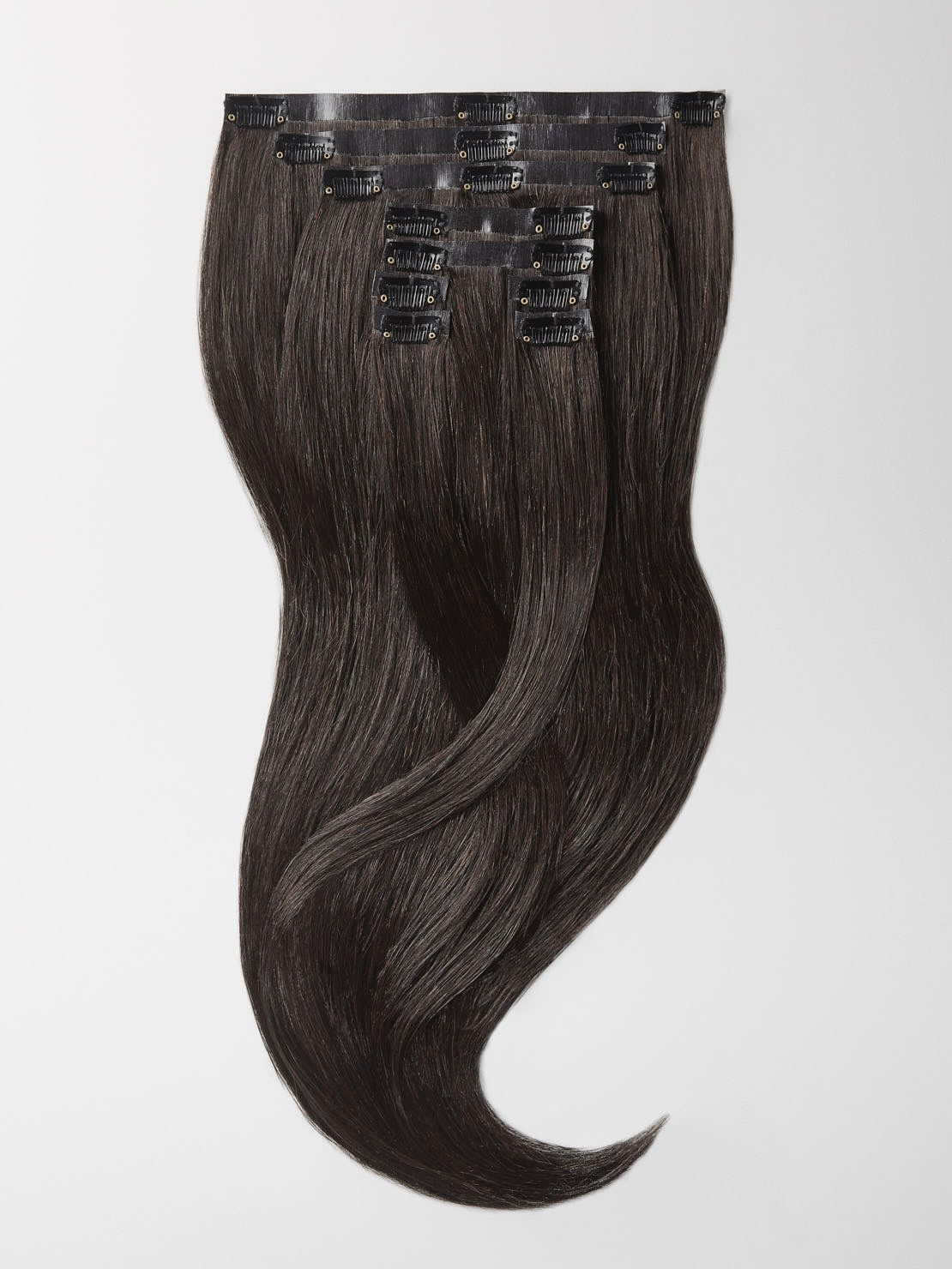 Clip in Extensions - luxury Qualität - Big Volume 9-teilig 2 dunkelbraun variant detail image - e669dd318b1a5f44d2151a8526198d7db76653e5a0b3364c605a937552b7aae1