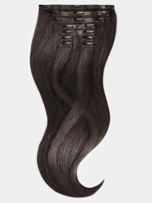 Nahtlose Clip Extensions - luxury Qualität - 120 Gramm 9-teilig - 55cm 2 dunkelbraun variant detail image - 1cac4d5d76585c0fa29ab0cb0ab6b63ba1818088714bd5b7ca7fb468ca16fdd3