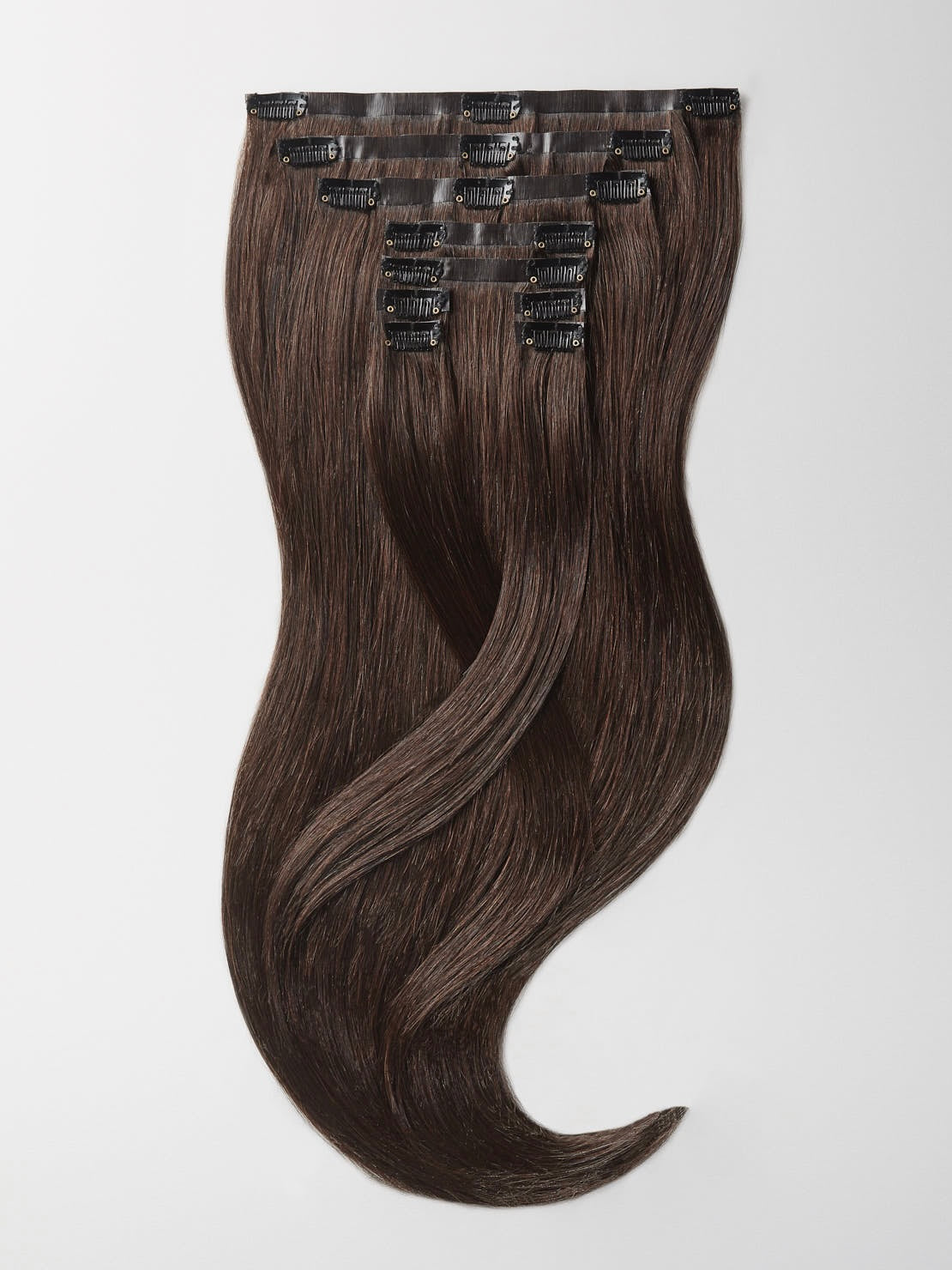 Clip in Extensions - luxury Qualität - Big Volume 9-teilig 4 dunkles kastanienbraun variant detail image - 036a48a1b865db12215bdf0e422723e6925381975d253a91c7f90c147c896973