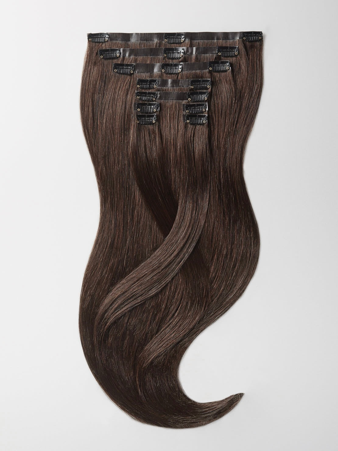 Nahtlose Clip Extensions - luxury Qualität - 120 Gramm 9-teilig - 55cm product image - 036a48a1b865db12215bdf0e422723e6925381975d253a91c7f90c147c896973