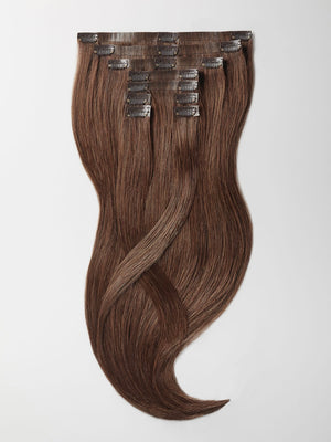 Clip in Extensions - luxury Qualität - Big Volume 9-teilig 6 schokobraun variant detail image - 72b6e92a057634d907f711b32c7ea9ddf2dd5670eba52b317fb95e9a5bb4caab