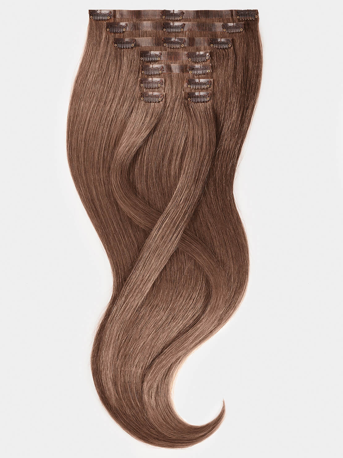 Clip in Extensions - luxury Qualität - Big Volume 9-teilig 8 dunkelblond variant detail image - 5a3dbff8a4c4fabb147dbe22bbff34e7507372fb34c1cf1aad59a17d66bc3465