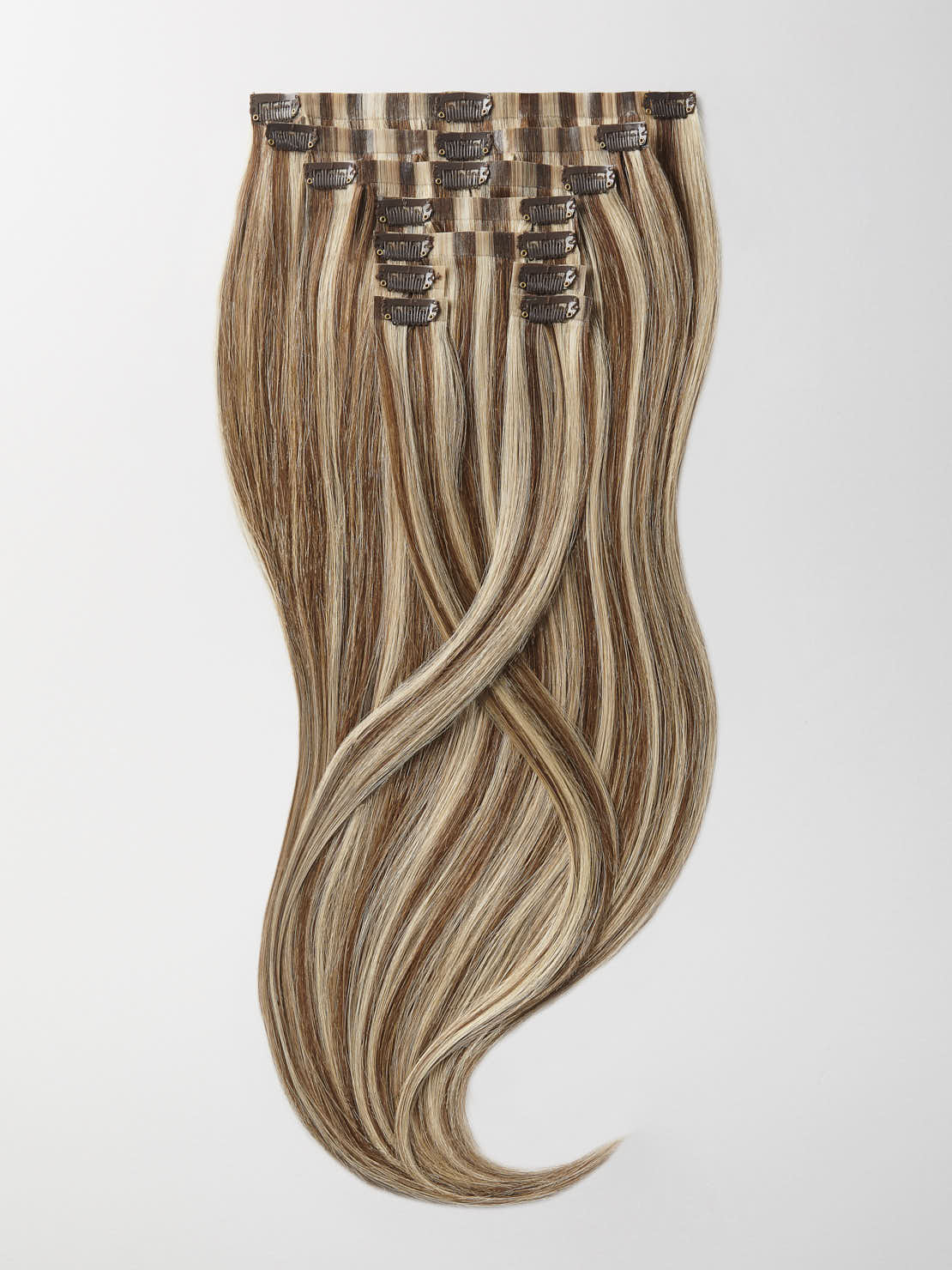 Clip in Extensions - luxury Qualität - Big Volume 9-teilig M8/26 gesträhnt dunkelblond & Honig Goldblond variant detail image - 912285347484ef2d84ac183878dd70ae654b4798cb2764020aed21a1e3f9ca77