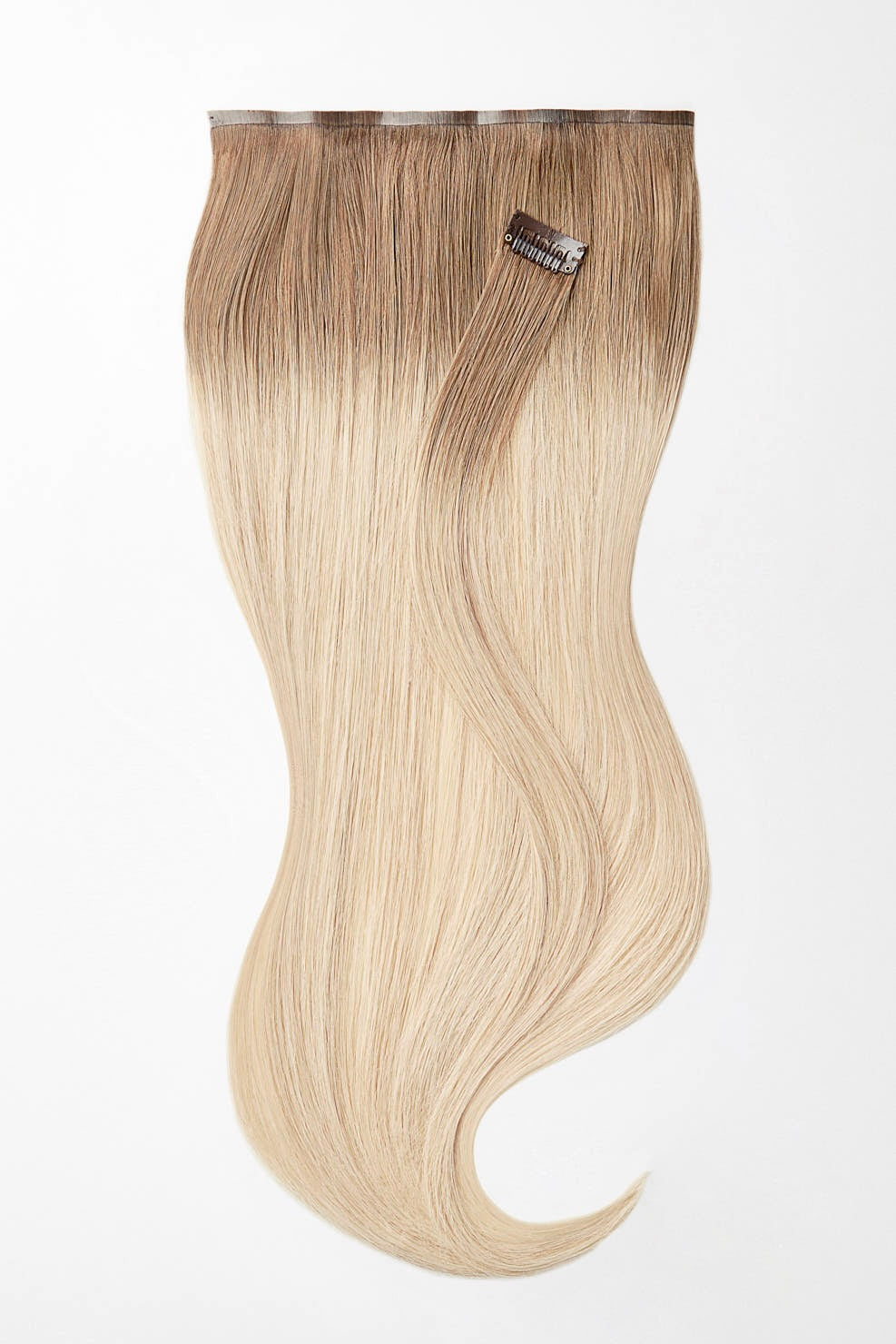 Clip in Extensions - luxury Qualität - Big Volume 9-teilig T18/24 ombré mittelblond & superhellaschblond variant detail image - 21743d5d238104ad33c8755a7c5d70b9b8b055f504f5fd829603cf50017f42d6